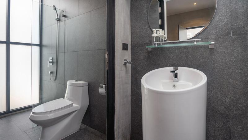 Innovative Bathroom Renovation Idea 8: Glass Shower Doors
